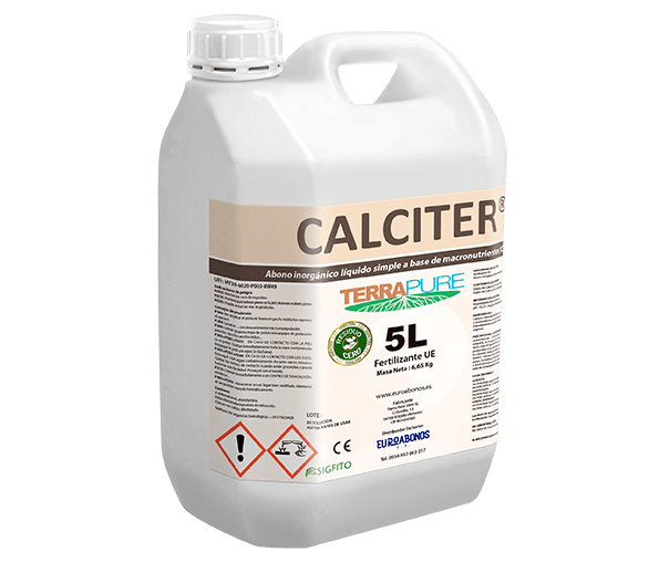 Abono calcio fertilizantes organico calciter terrapure 5L