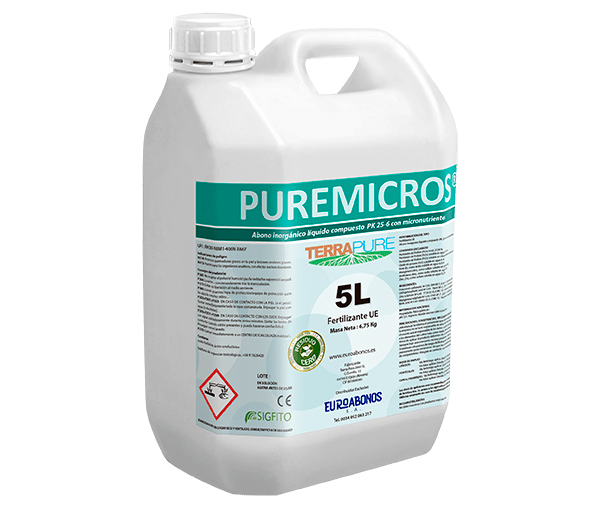 fertilizantes agrícolas Bioasimilables PureMicros 5L