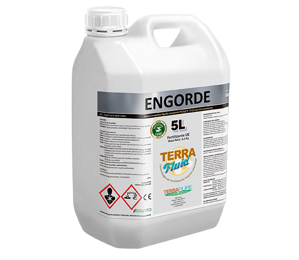 Abono Agrícola Terrafluid Engorde Terrapure 5L