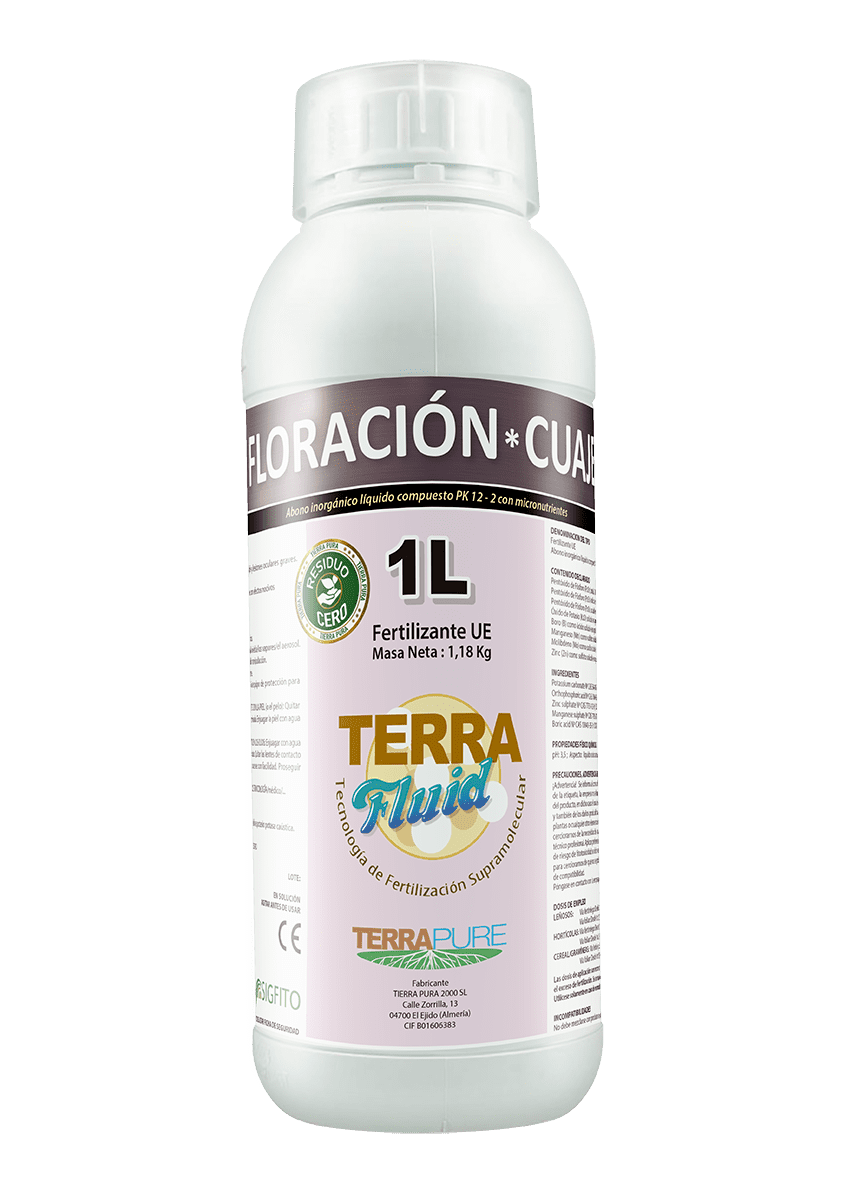 Fertilizante Terrafluid Floración 1L Terrapure