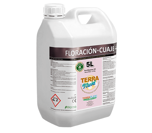 Abonos agrícolas Terrafluid Floración 5L Terrapure