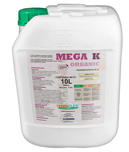 Abono ecológico Potasio Mega K Terrapure Organic