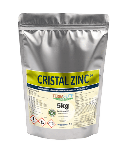 Cristal Zinc Fertilizante Bioinductor abono agrícola