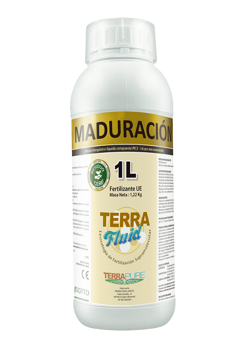 Fertilizante Agrícola Terrafluid MaduracióN 1L Terrapure